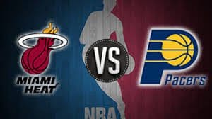 Miami Heat vs Indiana Pacers NBA matchup.