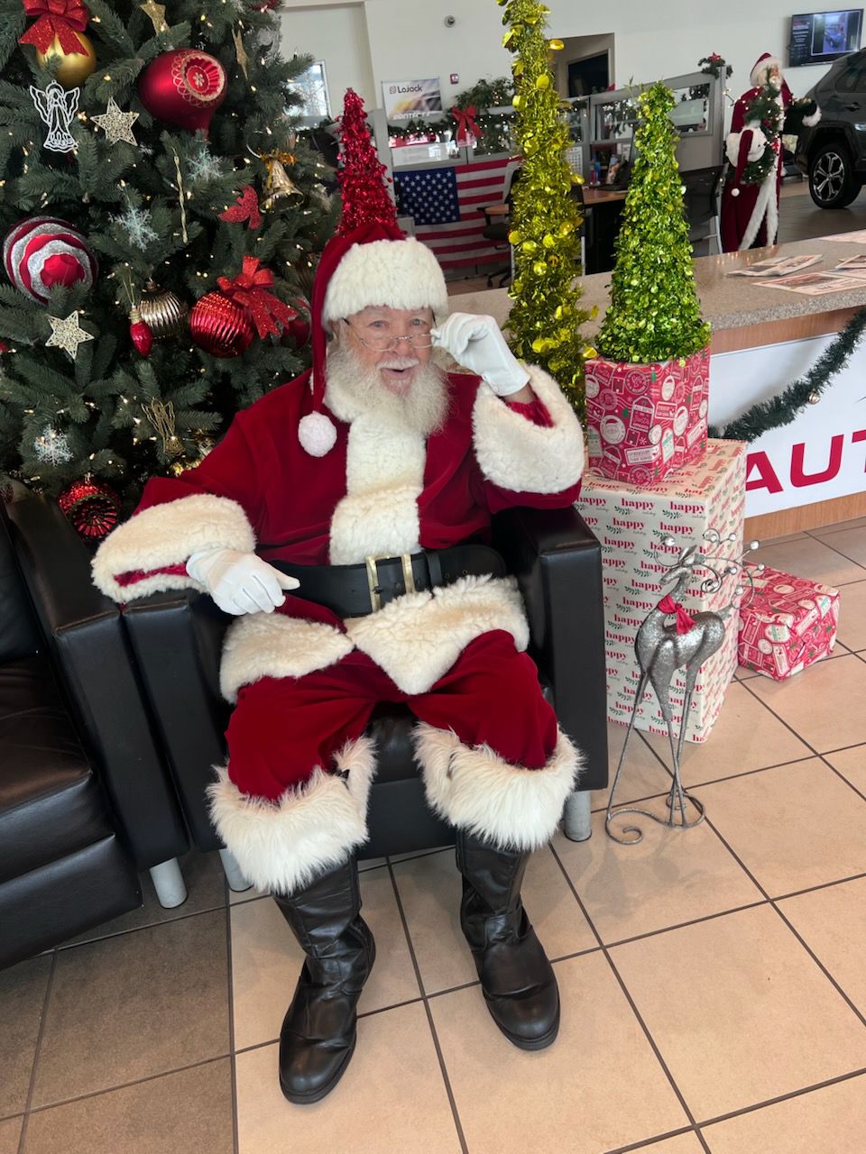 Santa Claus makes a special appearance at Toyota in Deerfield Beach!