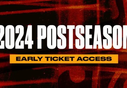 2024 postseason early ticket access announcement.