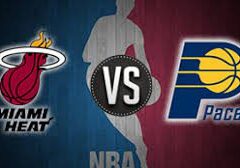 Miami Heat vs Indiana Pacers NBA matchup.